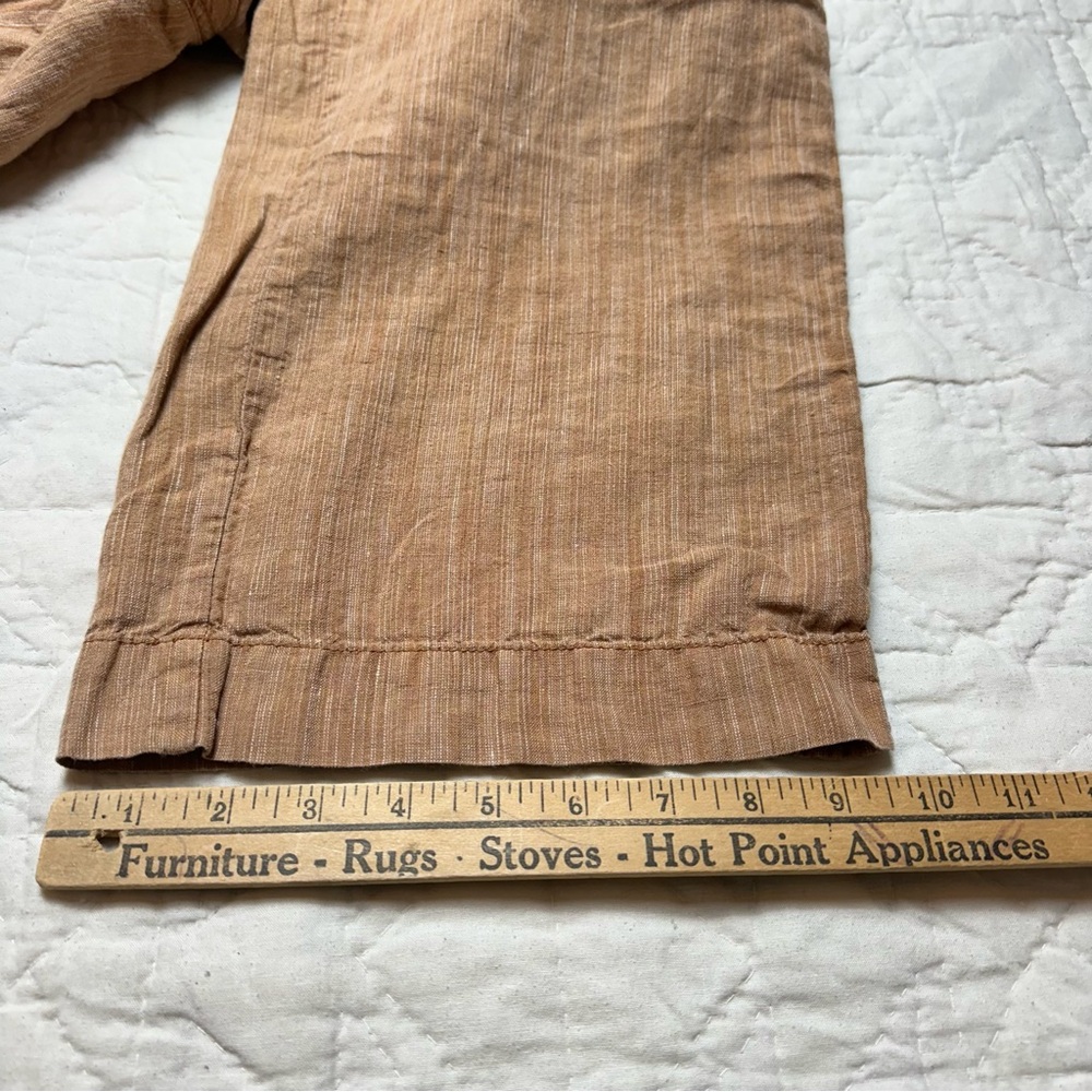 Athleta Cabo Linen Wide Leg Pants | 100% Linen Resort Coastal butter mom - Picture 12 of 12